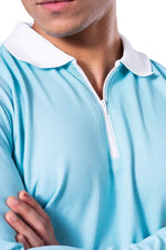 Minimal Buzz Radiance Full Sleeves Zip Polo T- Shirts YT0019