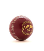 SG Super 50 Red Leather Ball