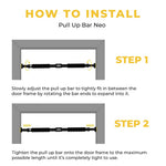 Cube Club Doorway Pull Up Bar Small (L)