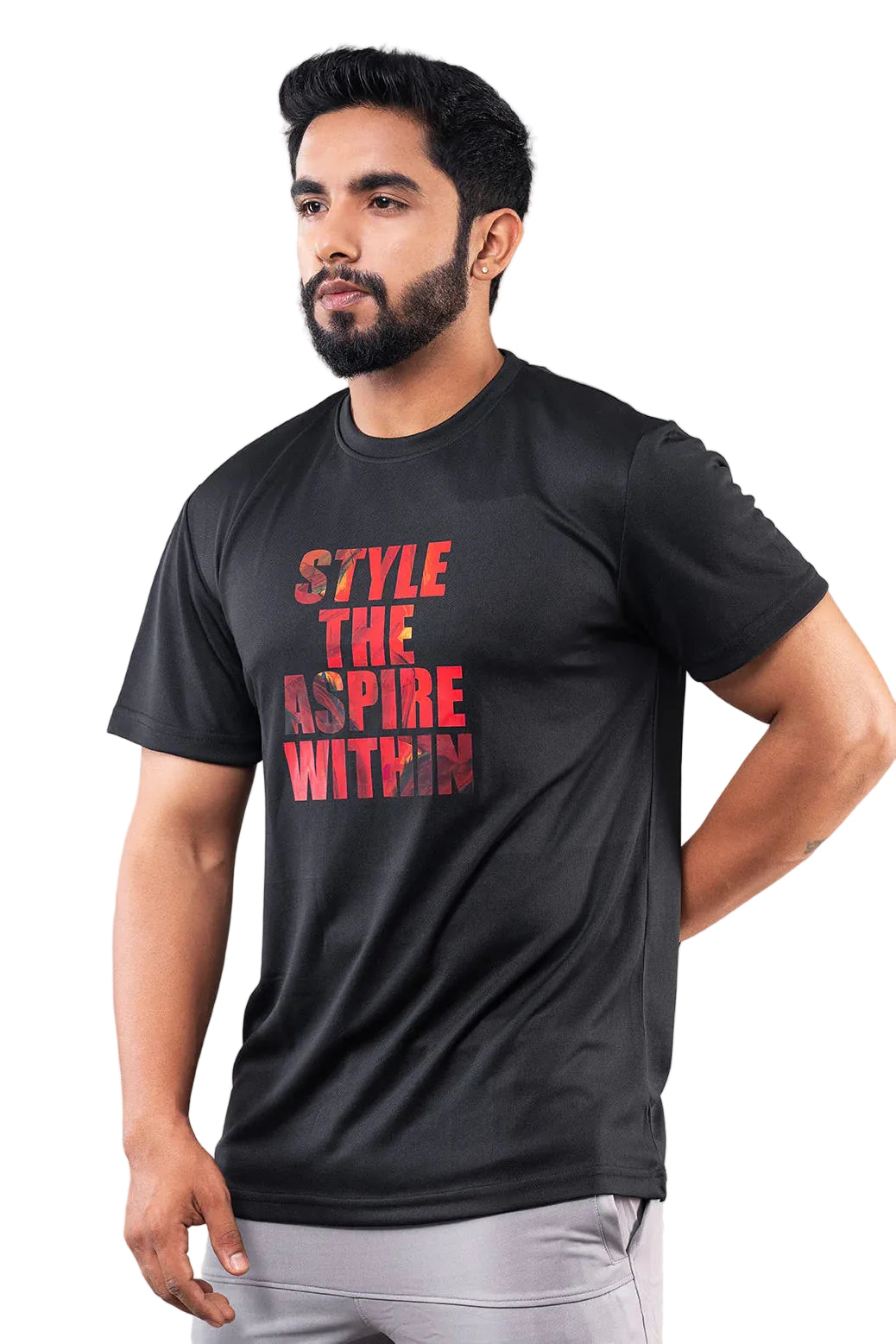 Minimal Buzz Relax Fit Graphic T-Shirt YT0015