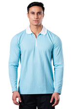 Minimal Buzz Radiance Full Sleeves Zip Polo T- Shirts YT0019