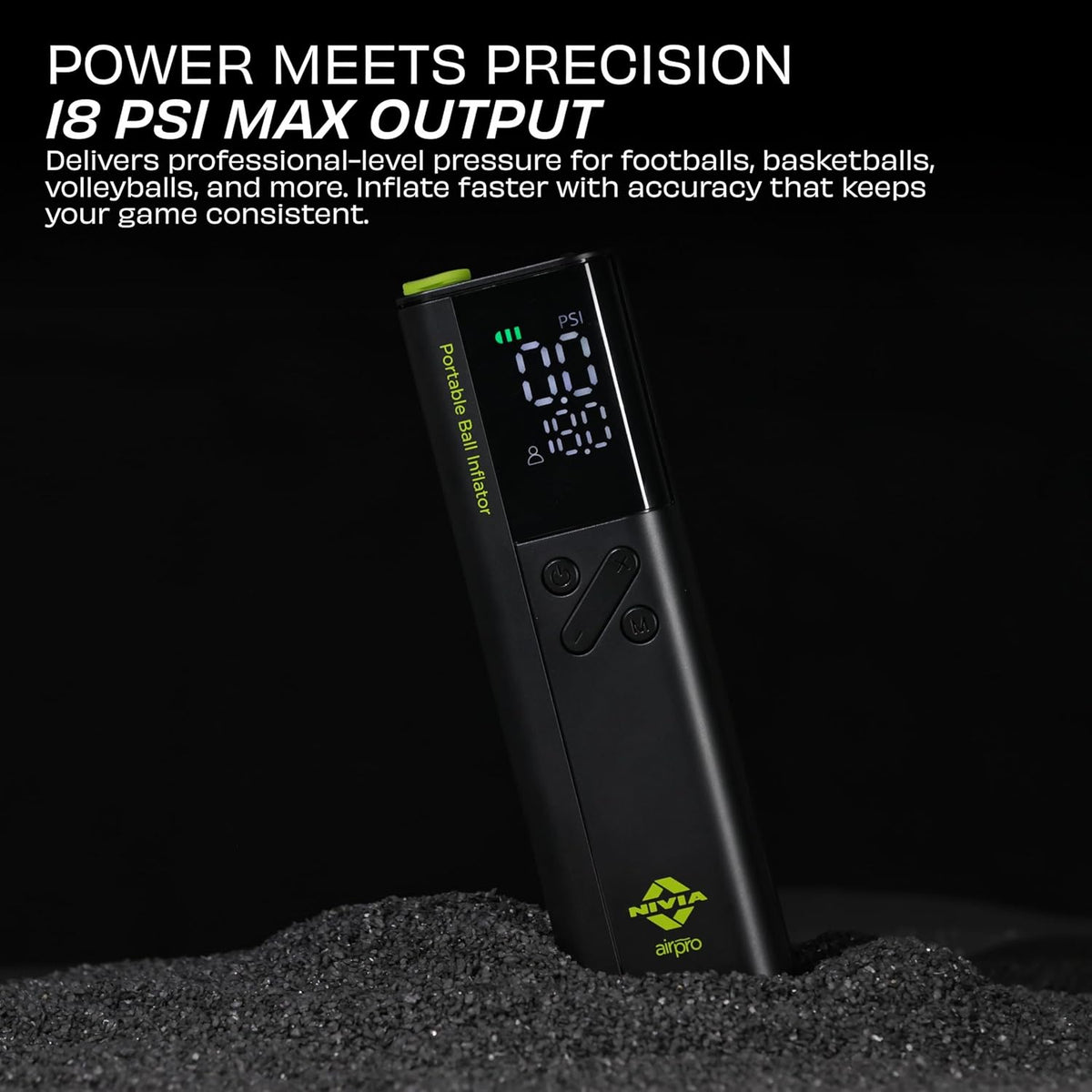 Nivia Air Pro Portable Ball Inflator