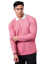 Minimal Buzz Radiance Full Sleeves Zip Polo T- Shirts YT0019