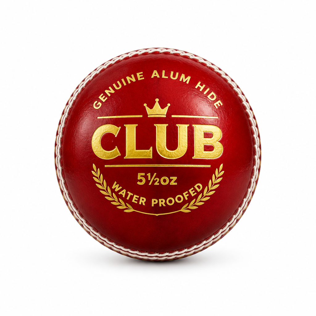Druzy Leather Ball Club (Red)