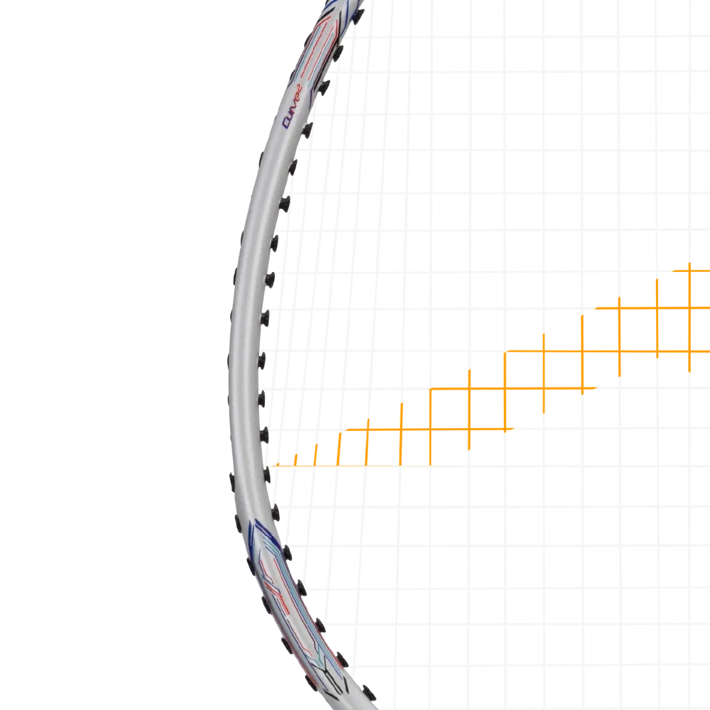 Hundred Powertek 200 badminton racket designed for quick swing control.