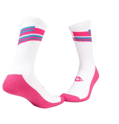 Nivia Court Cotton Crew Length Assorted Socks (Pack of 2)