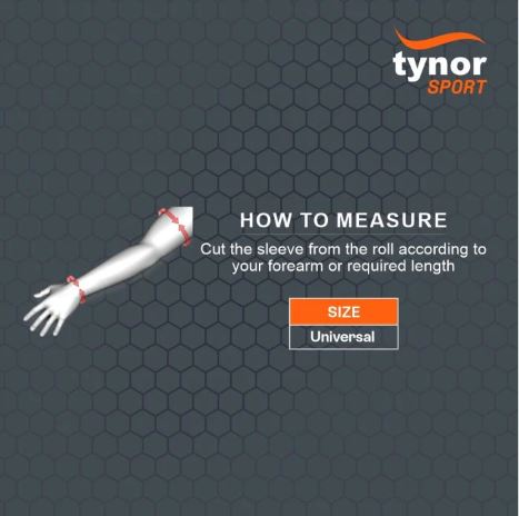 Tynor Sports Arm Sleeve (Black)