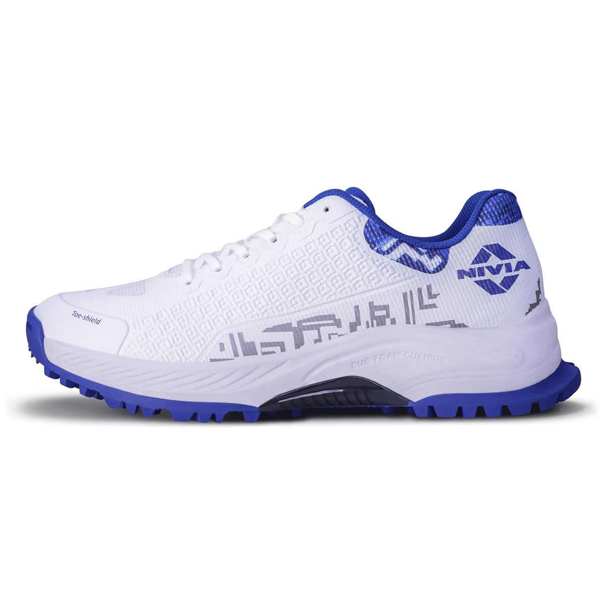 Nivia Cricket Shoes Crick-1000 featuring advanced grip technology for superior traction and performance on the cricket field.