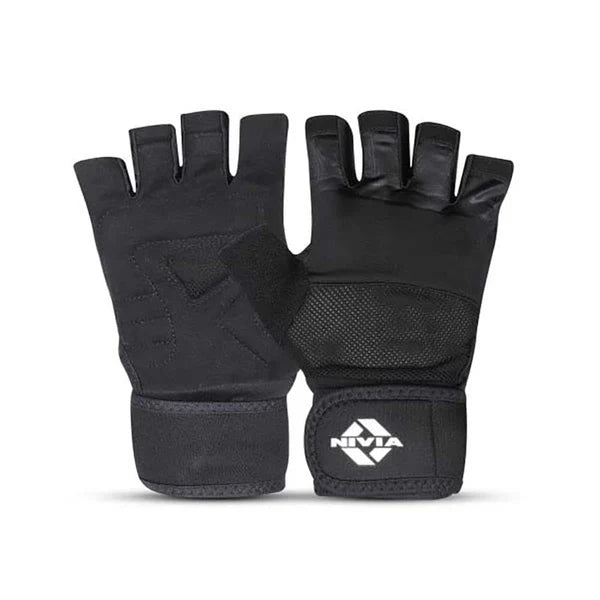 Nivia gym gloves with wrist support sales