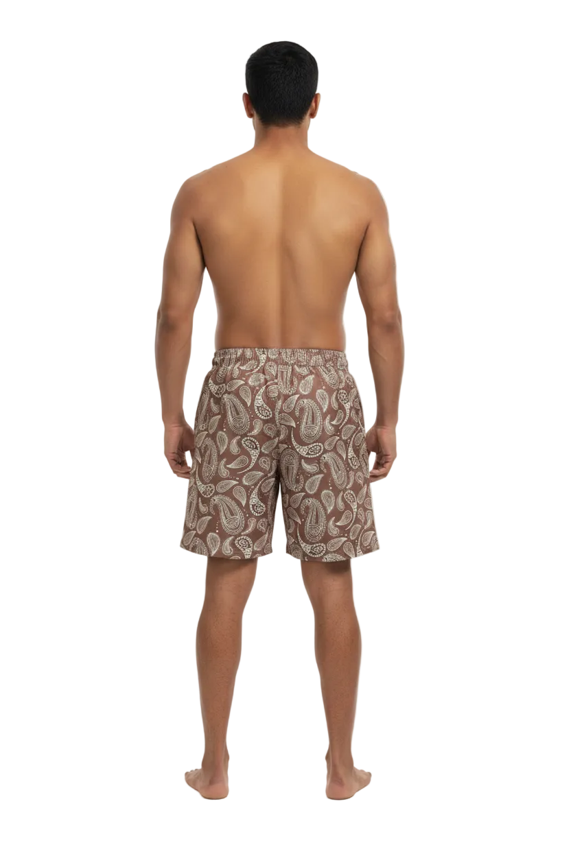Minimal Buzz Paisley Summer Shorts