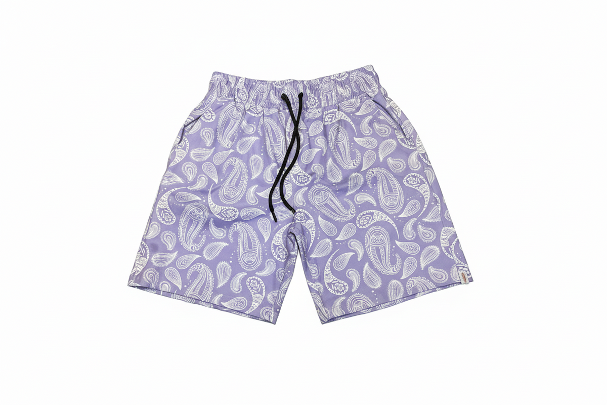 Minimal Buzz Paisley Summer Shorts