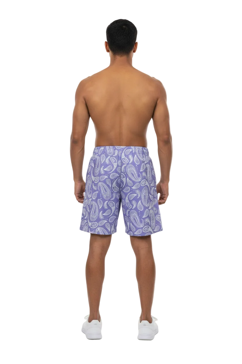 Minimal Buzz Paisley Summer Shorts
