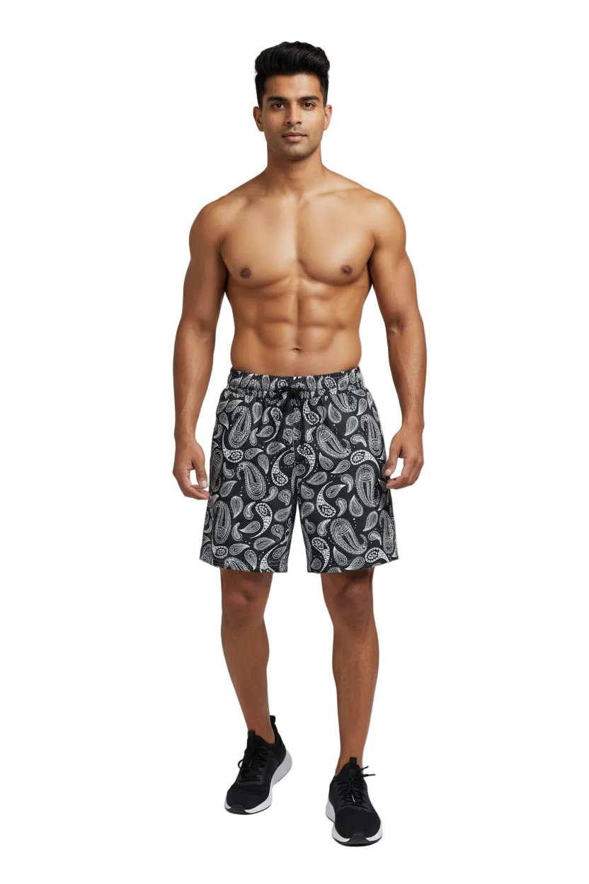 Minimal Buzz Paisley Summer Shorts