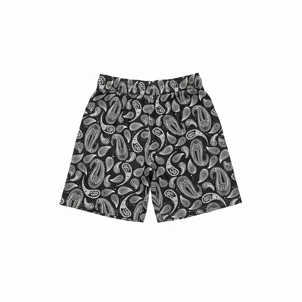 Minimal Buzz Paisley Summer Shorts