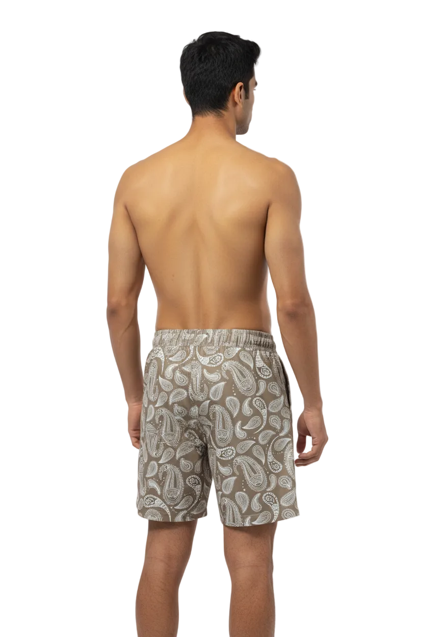 Minimal Buzz Paisley Summer Shorts