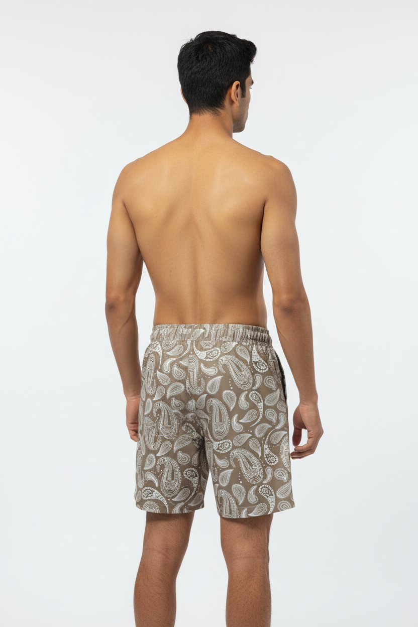 Minimal Buzz Paisley Summer Shorts