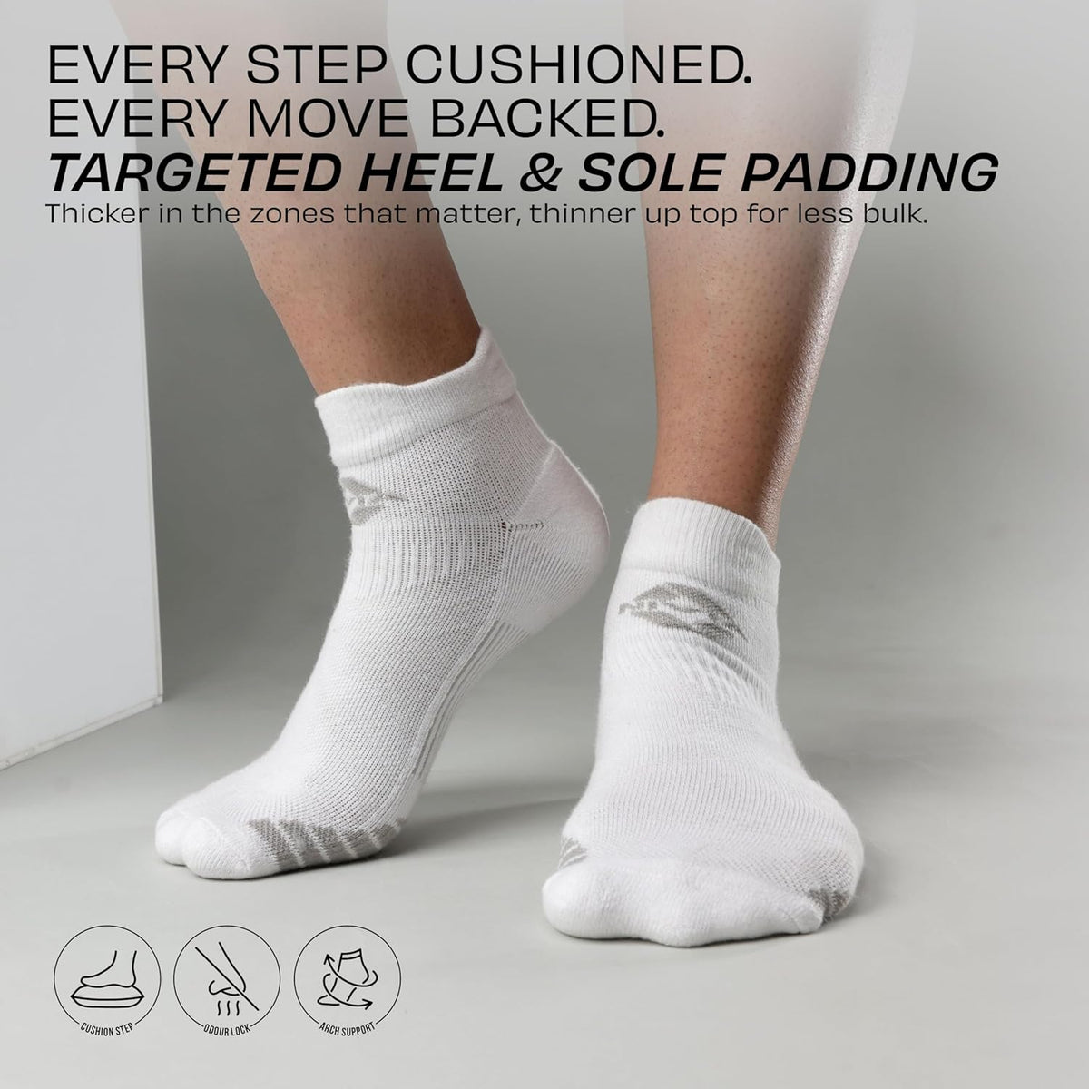 Nivia Ankle Socks Stripes 2.0 (Pack of 3)