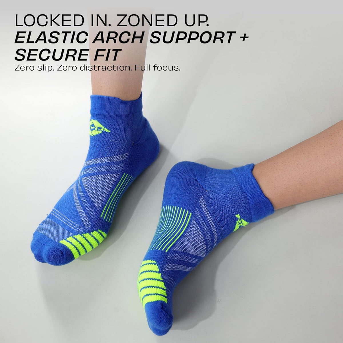 Nivia Ankle Socks Stripes 2.0 (Pack of 3)