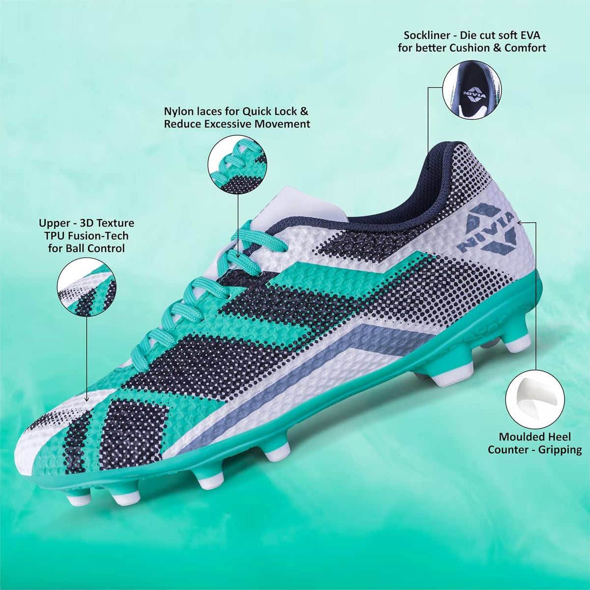 Nivia Dagger Football Studs