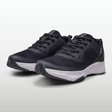 Nivia Hawks 2.0 Training Shoes on a gym floor, featuring a lightweight design and breathable mesh upper.