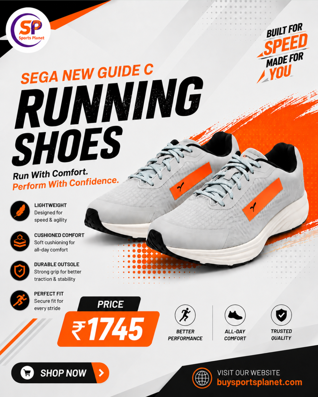 Sega New Guide C Multipurpose Shoes