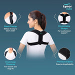 Tynor Sports Posture Corrector providing comfortable back support for improved posture during daily activities.