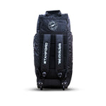 SF Prestige cricket kit bag with durable wheels and spacious compartments for easy transport and storage of cricket gear.
