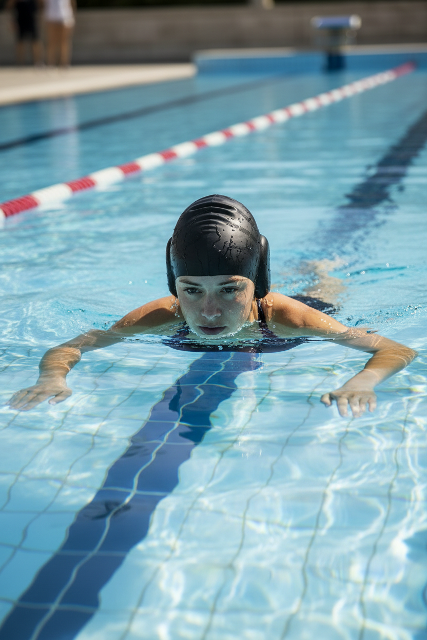 VIVA Ear Protection Swimming Cap