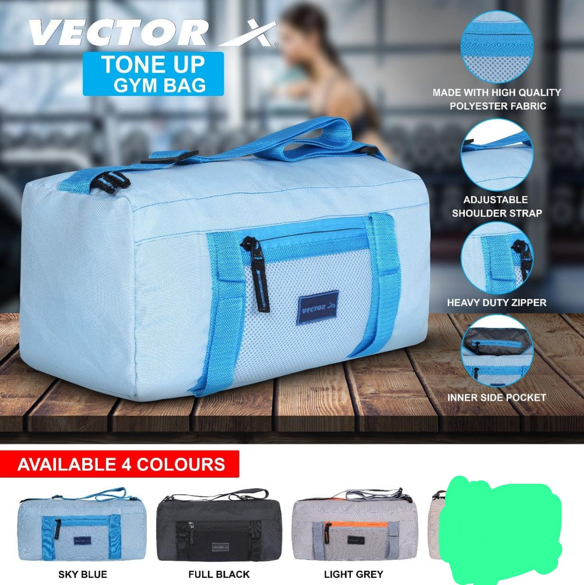 Vector-X Gym Bag Tone Up