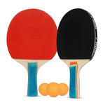 Vector X Combo Set of Table Tennis (Pack of 2 Bat and 3 Balls)