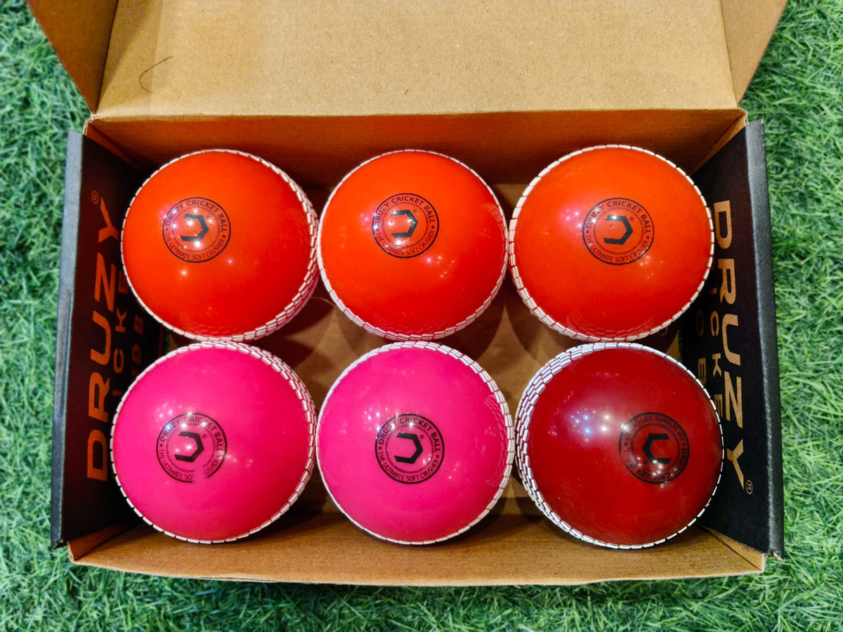 Druzy i20 Cricket Ball (Pack of 6)