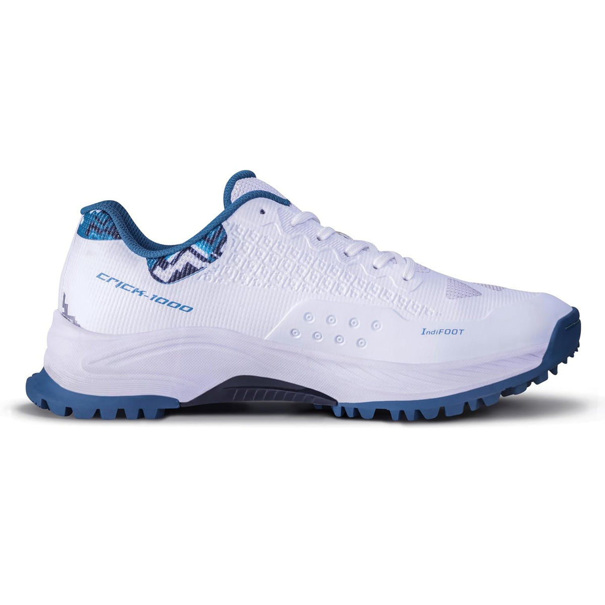 Nivia Cricket Shoes Crick-1000 featuring advanced grip technology for superior traction and performance on the cricket field.