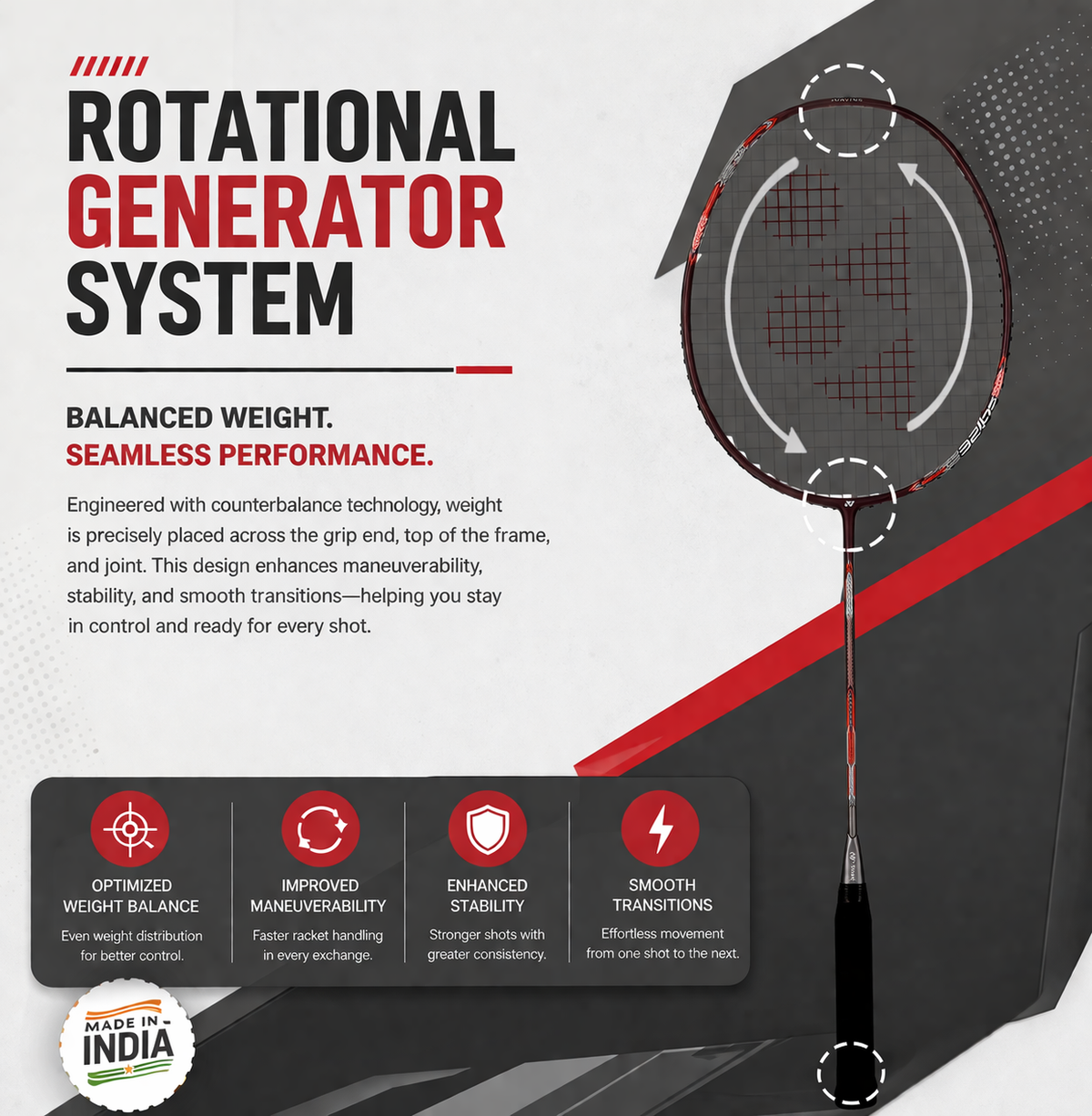 YONEX Astrox Attack 9 Badminton Racquet