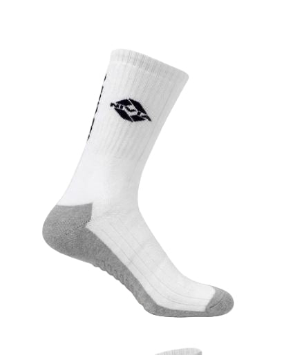 Nivia Cricket Bamboo No Skid Socks (White)