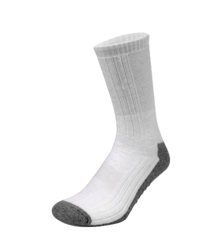 Nivia Cricket Bamboo No Skid Socks (White)