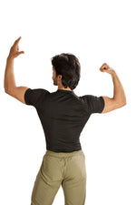 Minimal Buzz High Neck Compression T-Shirt CMSCT003