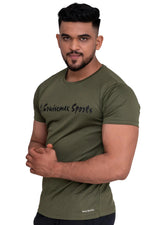Solid Dye Round Neck T-Shirt YT002