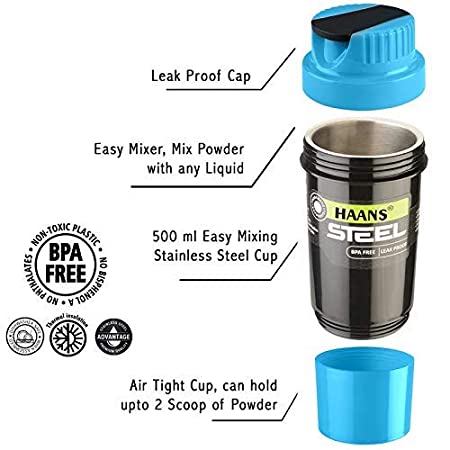 Shake Bottle Multicolour ( Shake Me Steel)