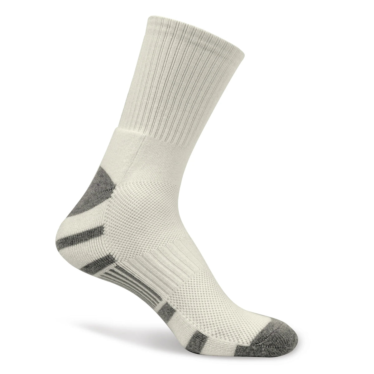 Nivia Cricket Cotton Mid Calf Socks (Off White)