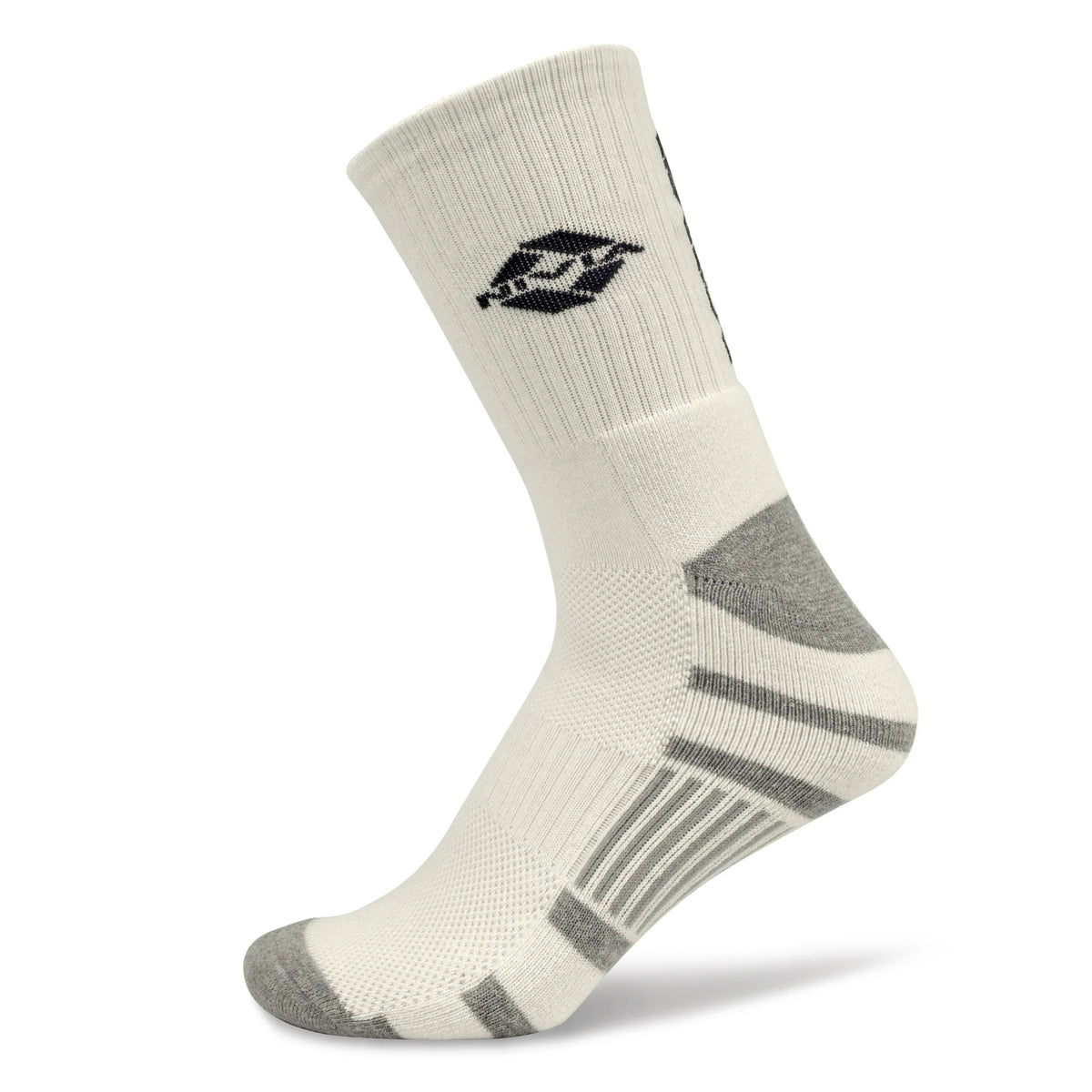 Nivia Cricket Cotton Mid Calf Socks (Off White)