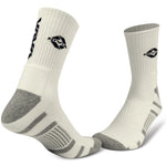 Nivia Cricket Cotton Mid Calf Socks (Off White)