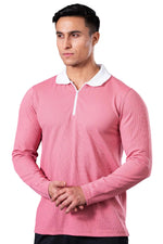 Minimal Buzz Radiance Full Sleeves Zip Polo T- Shirts YT0019