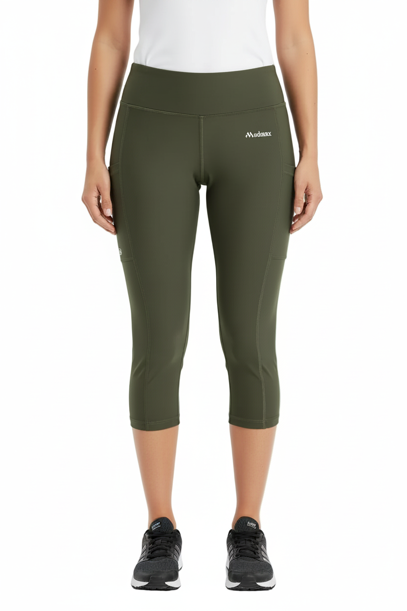 Madmax L Compression Capri Pants