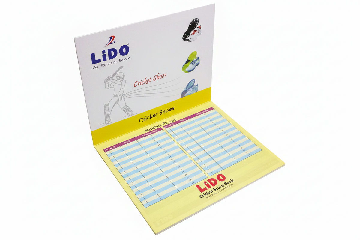 Lido Cricket Score Book 40 Innings
