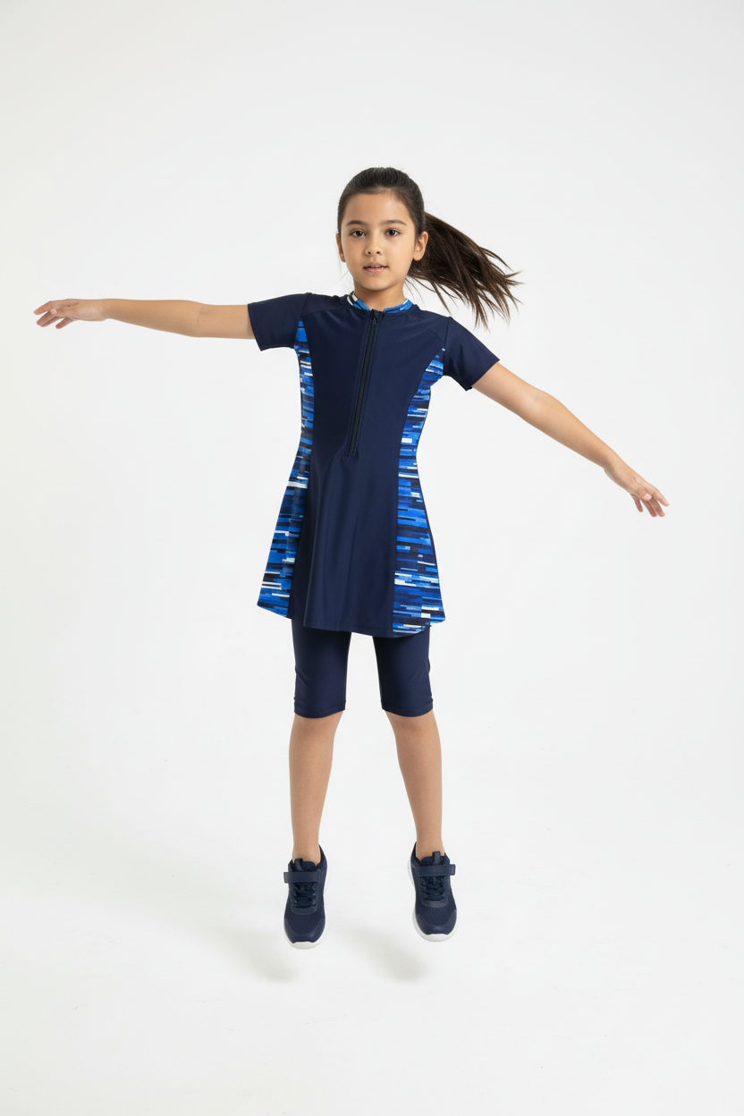 Oceanic Girls Swimming Costume Martini