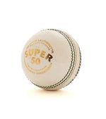 SG Super 50 White Leather Ball