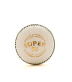 SG Super 50 White Leather Ball