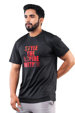 Minimal Buzz Relax Fit Graphic T-Shirt YT0015