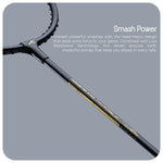 Hundred Powertek Star Badminton Racket With Shuttle Cock (Set of 2)