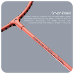 Hundred Powertek Star Badminton Racket With Shuttle Cock (Set of 2)